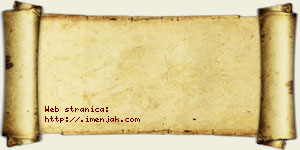 Jovanka Veljić vizit kartica